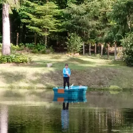Nyaraló Meuble Avec Etang En Lisiere De Foret. *